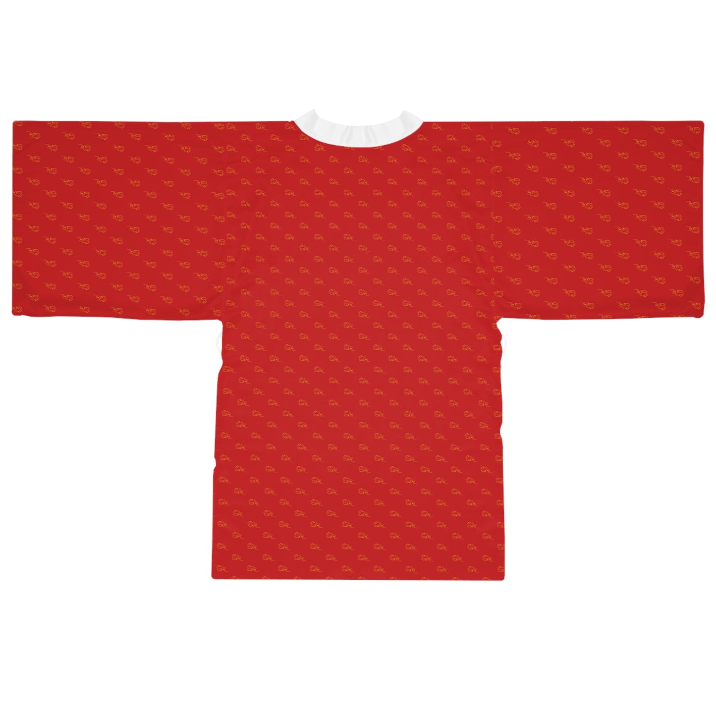 Long Sleeve Kimono Robe - Red