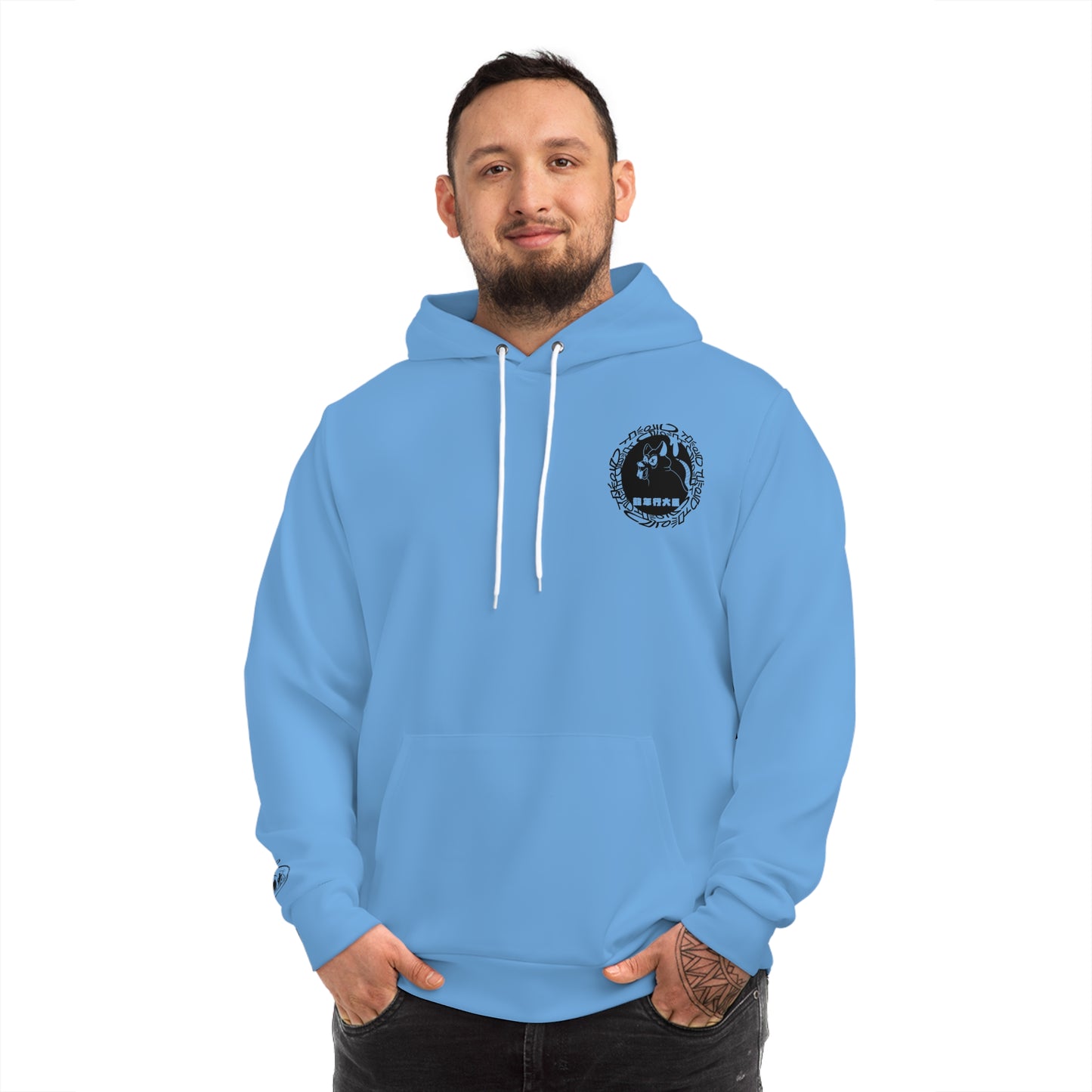 Dog Hoodie Light Blue