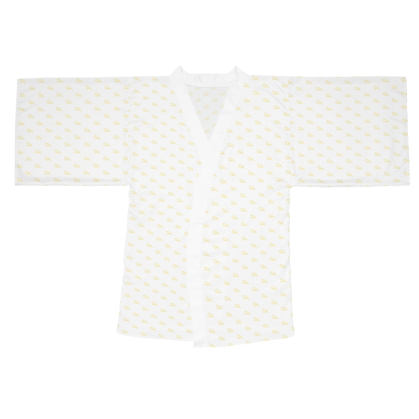 Long Sleeve Kimono Robe - White