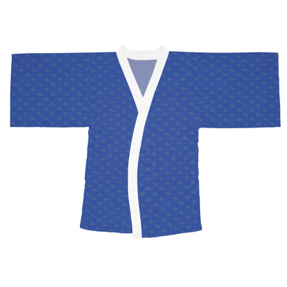 Long Sleeve Kimono Robe - Blue